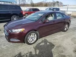 Salvage cars for sale at Spartanburg, SC auction: 2013 Ford Fusion SE