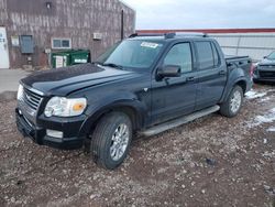 Ford salvage cars for sale: 2007 Ford Explorer Sport Trac Limited