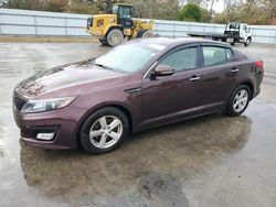 Salvage cars for sale at Savannah, GA auction: 2014 KIA Optima LX