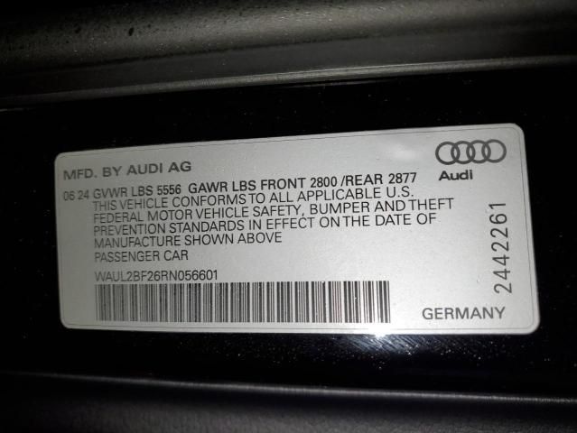 2024 Audi A6 Premium Plus