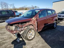 Salvage cars for sale at Spartanburg, SC auction: 2018 Ford Escape S