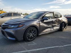 Salvage cars for sale at Rancho Cucamonga, CA auction: 2022 Toyota Camry Night Shade