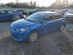 Salvage cars for sale at Riverview, FL auction: 2021 KIA Rio LX