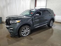 Salvage cars for sale at Central Square, NY auction: 2023 Ford Explorer XLT