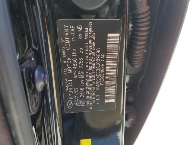 2010 Hyundai Genesis 3.8L