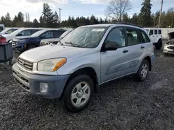 Salvage cars for sale at Graham, WA auction: 2001 Toyota Rav4