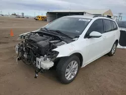 Salvage cars for sale at Brighton, CO auction: 2015 Volkswagen Golf Sportwagen S