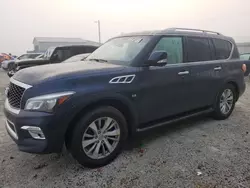 Salvage cars for sale from Copart Ellenwood, GA: 2017 Infiniti QX80 Base