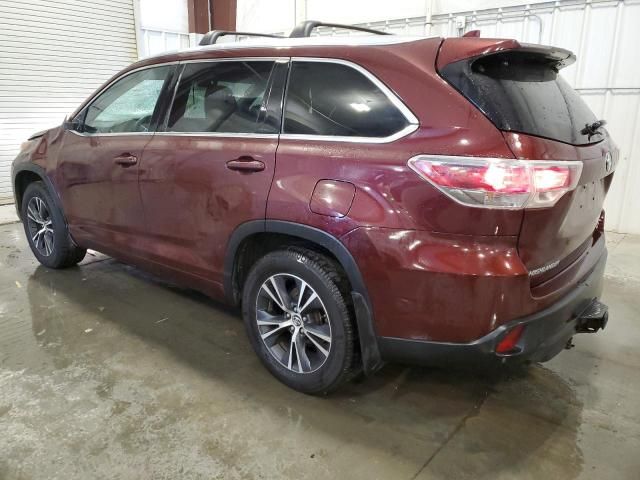 2016 Toyota Highlander XLE