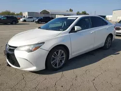 Salvage cars for sale at Fresno, CA auction: 2016 Toyota Camry LE