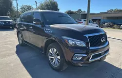 Salvage cars for sale from Copart Jacksonville, FL: 2017 Infiniti QX80 Base