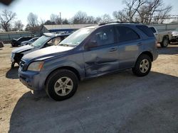 Salvage cars for sale at Wichita, KS auction: 2004 KIA Sorento EX