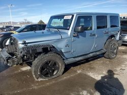 Salvage cars for sale at Littleton, CO auction: 2012 Jeep Wrangler Unlimited Sahara