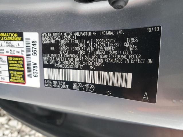 2011 Toyota Sienna XLE