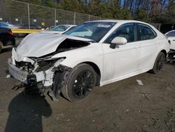 Salvage cars for sale at Waldorf, MD auction: 2022 Toyota Camry SE