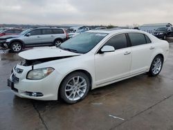 Salvage cars for sale from Copart Grand Prairie, TX: 2010 Chevrolet Malibu LTZ