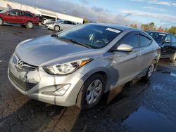 Salvage cars for sale at New Britain, CT auction: 2016 Hyundai Elantra SE