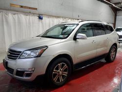 Salvage cars for sale at Angola, NY auction: 2016 Chevrolet Traverse LT