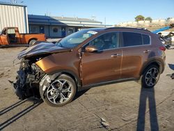 Salvage cars for sale at Tulsa, OK auction: 2021 KIA Sportage SX