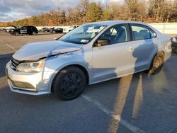 Salvage cars for sale at Brookhaven, NY auction: 2016 Volkswagen Jetta S