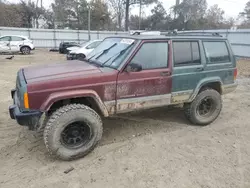 Salvage cars for sale at Hampton, VA auction: 2000 Jeep Cherokee Classic