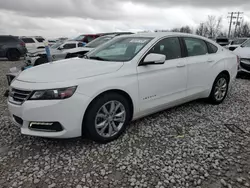 Chevrolet Impala lt salvage cars for sale: 2018 Chevrolet Impala LT