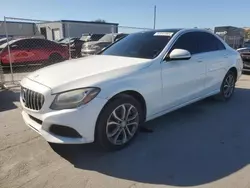 Salvage cars for sale from Copart Orlando, FL: 2015 Mercedes-Benz C 300 4matic