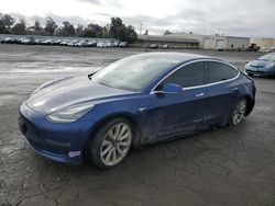 Salvage cars for sale from Copart Martinez, CA: 2019 Tesla Model 3