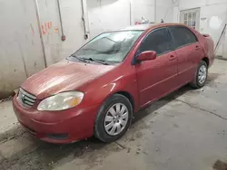 Vehiculos salvage en venta de Copart Madisonville, TN: 2004 Toyota Corolla CE