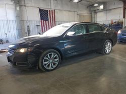 Salvage cars for sale at Mcfarland, WI auction: 2016 Chevrolet Impala LT