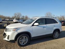 Salvage cars for sale at Des Moines, IA auction: 2015 KIA Sorento LX