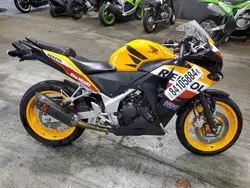 Salvage cars for sale from Copart Exeter, RI: 2013 Honda CBR250 R