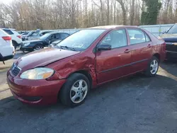 Toyota Corolla ce salvage cars for sale: 2006 Toyota Corolla CE