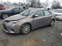 Vehiculos salvage en venta de Copart Cleveland: 2015 Toyota Corolla ECO