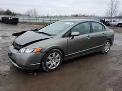 Salvage cars for sale at Columbia Station, OH auction: 2008 Honda Civic LX