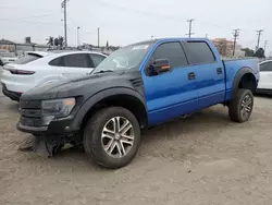 Ford F150 salvage cars for sale: 2013 Ford F150 SVT Raptor