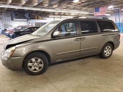 Salvage cars for sale at Wheeling, IL auction: 2010 KIA Sedona LX