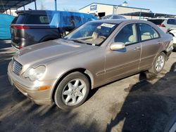 Salvage cars for sale at San Martin, CA auction: 2002 Mercedes-Benz C 240