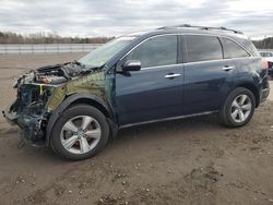 Salvage cars for sale from Copart Fredericksburg, VA: 2012 Acura MDX Technology