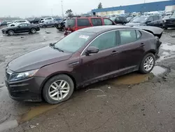 Salvage cars for sale at Woodhaven, MI auction: 2011 KIA Optima LX