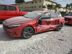 Salvage cars for sale at Opa Locka, FL auction: 2022 Hyundai Elantra SEL