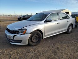 Salvage cars for sale at Brighton, CO auction: 2014 Volkswagen Passat S