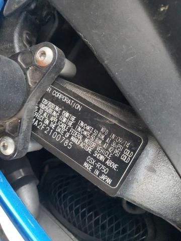 2015 Suzuki GSX-R750