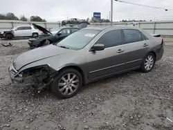 Honda Accord ex salvage cars for sale: 2007 Honda Accord EX