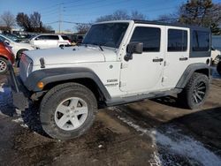 Salvage cars for sale at Moraine, OH auction: 2016 Jeep Wrangler Unlimited Sport