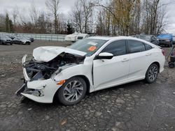 Honda salvage cars for sale: 2018 Honda Civic EX