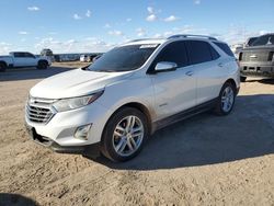 Salvage cars for sale from Copart Amarillo, TX: 2018 Chevrolet Equinox Premier