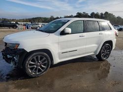 Jeep salvage cars for sale: 2018 Jeep Grand Cherokee Overland