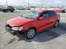 Salvage cars for sale from Copart Sun Valley, CA: 2012 Volkswagen Jetta SE