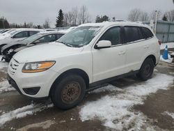 Salvage cars for sale at Bowmanville, ON auction: 2010 Hyundai Santa FE GLS